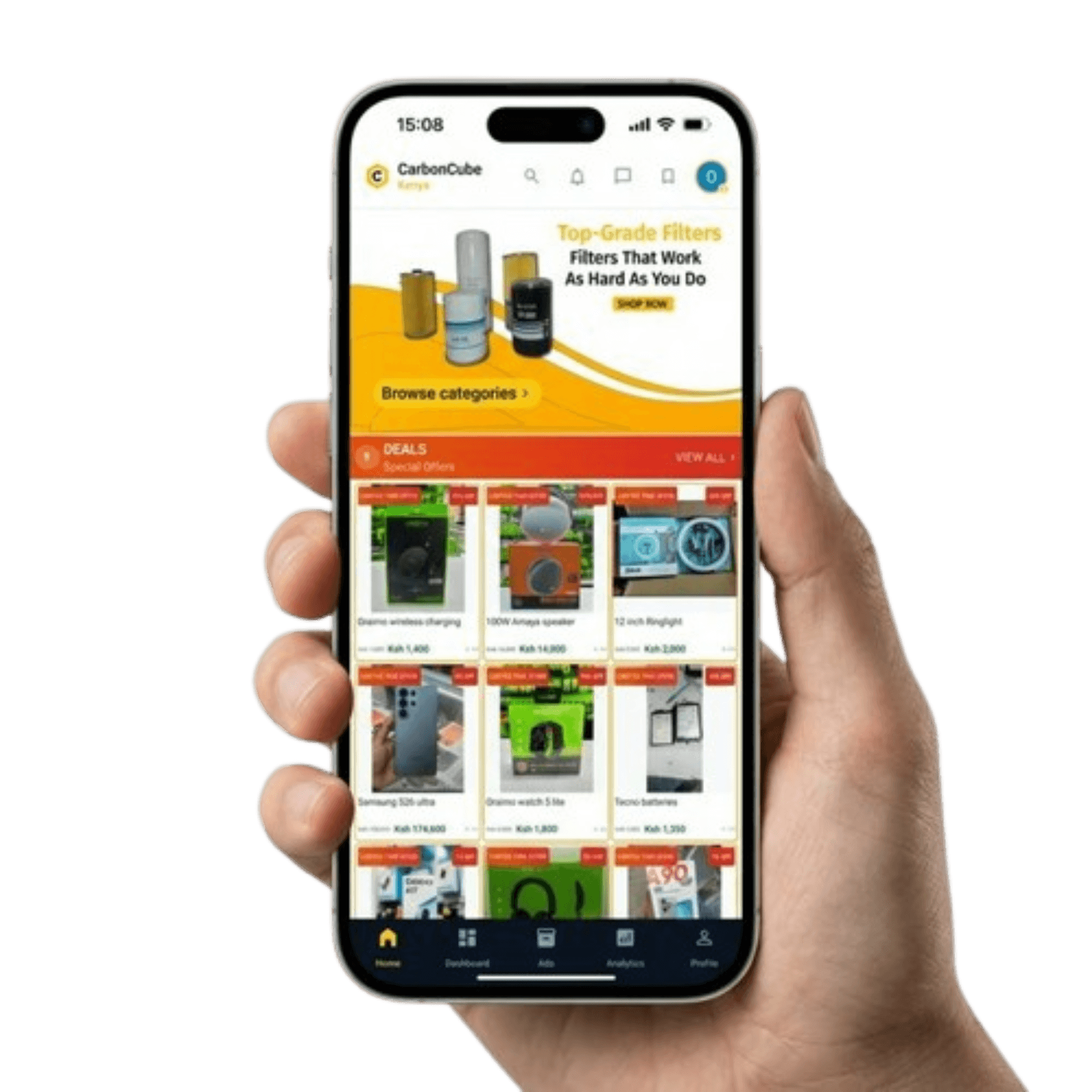 Carbon Cube mobile app