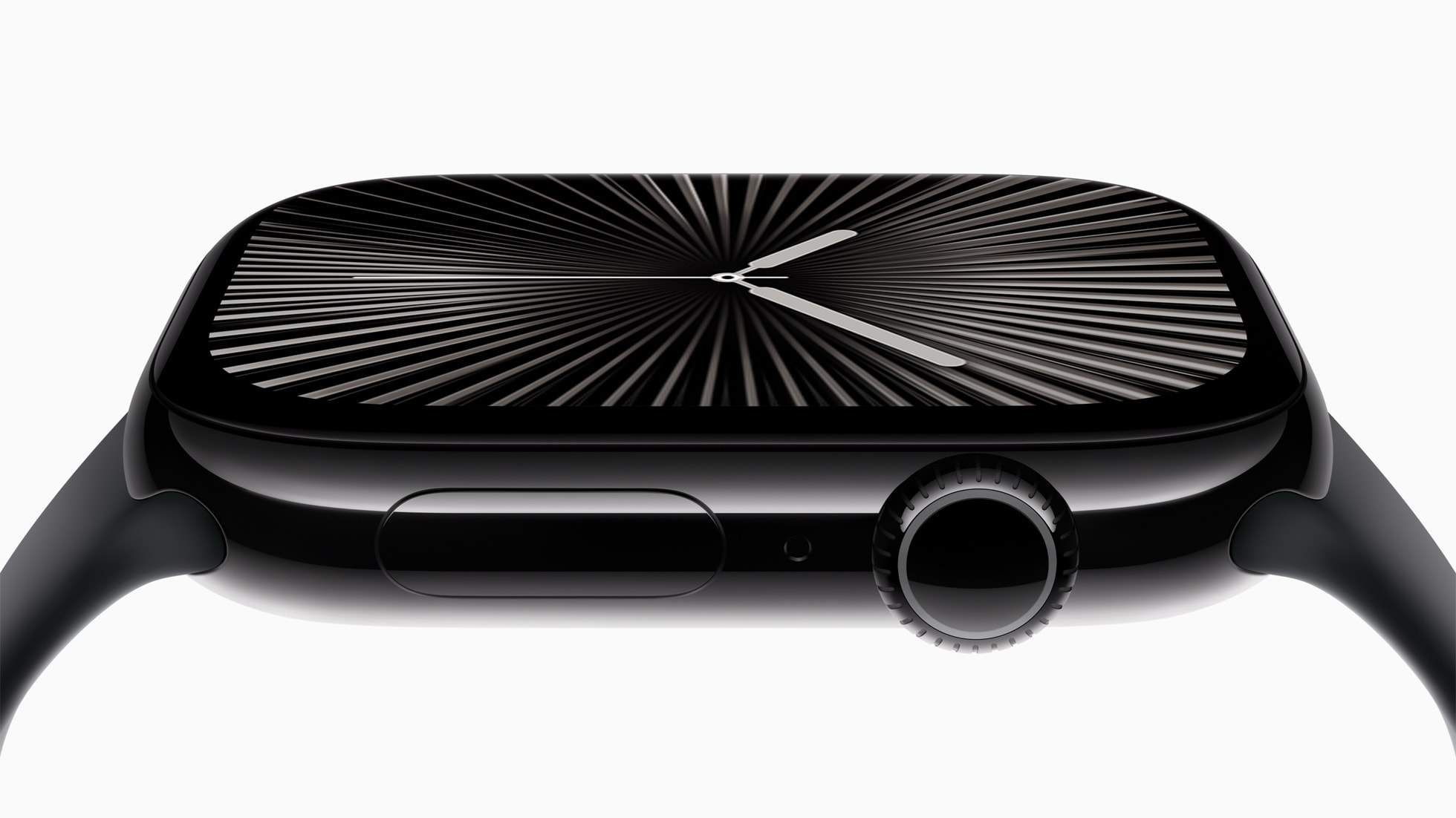 Apple Watch Series official Jet Black display render