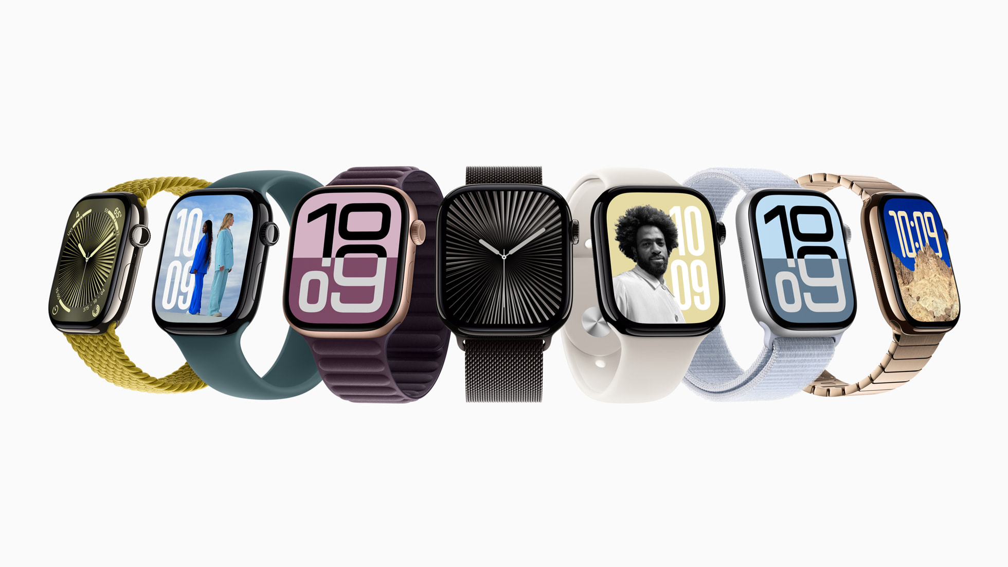 Apple Watch Series band and case finish combinations